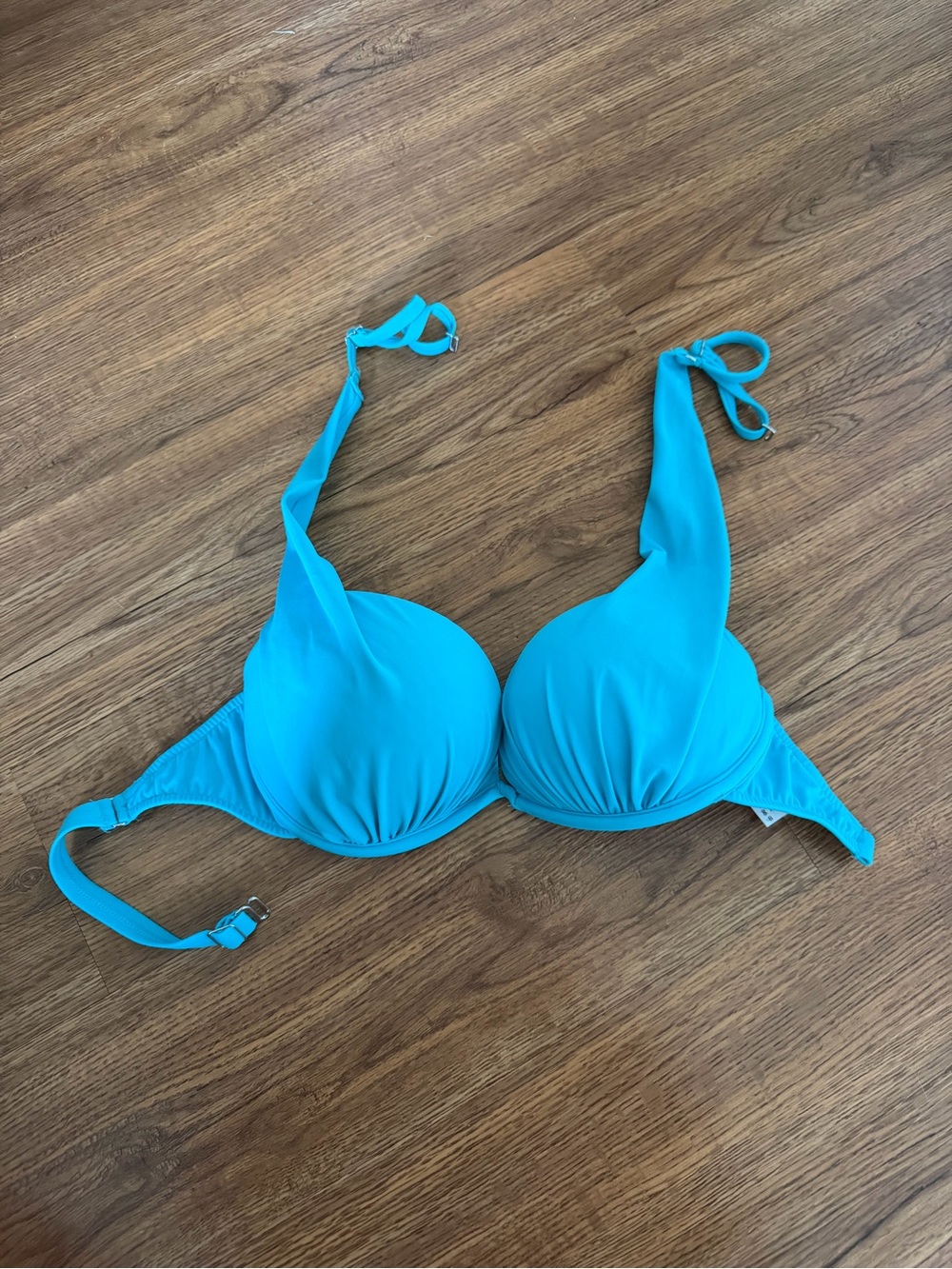 VENUS Turquoise Halter Push-Up Bikini Top